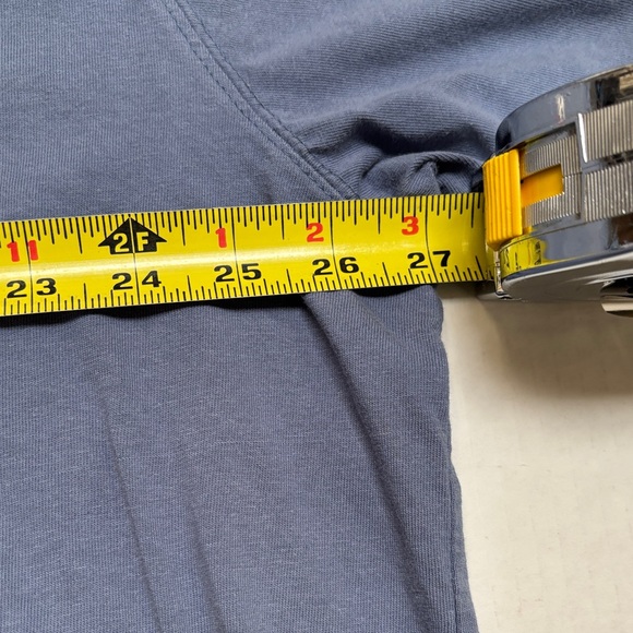 Men's Blue Long Sleeve Tee - Picture 8 of 15